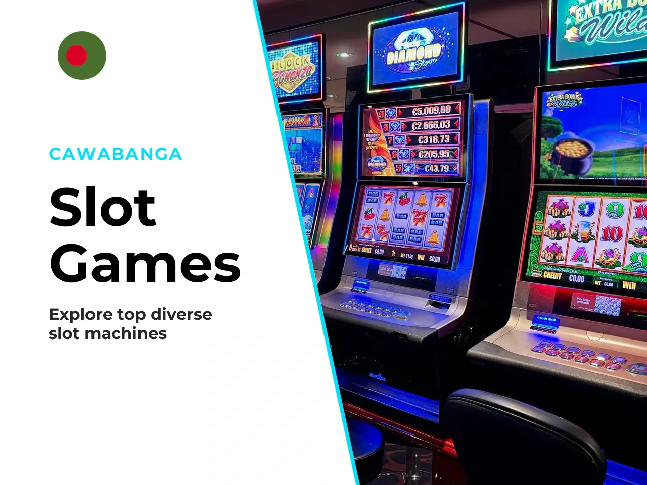 Cawabanga slot games selection and features