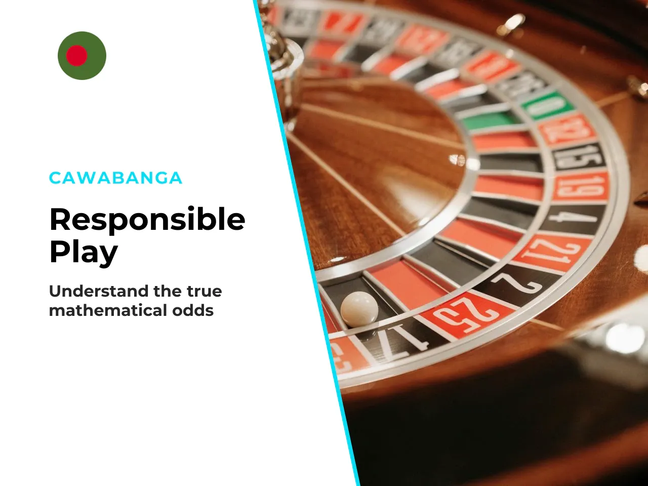 Responsible gambling. Roulette is entertainment with