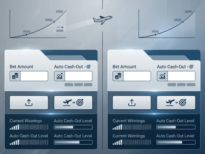 Aviator betting interface with auto-cash-out options