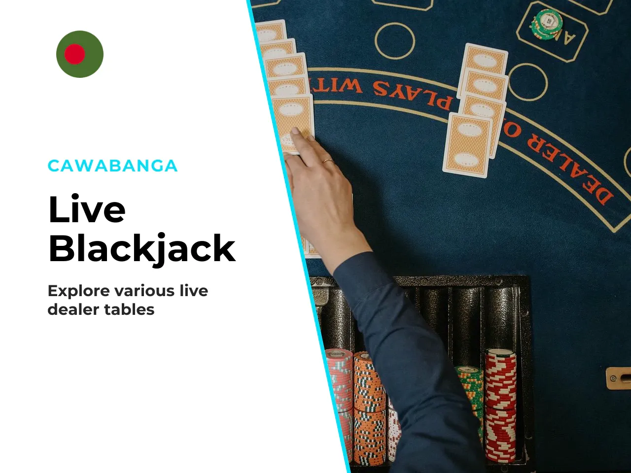 Types of live blackjack tables