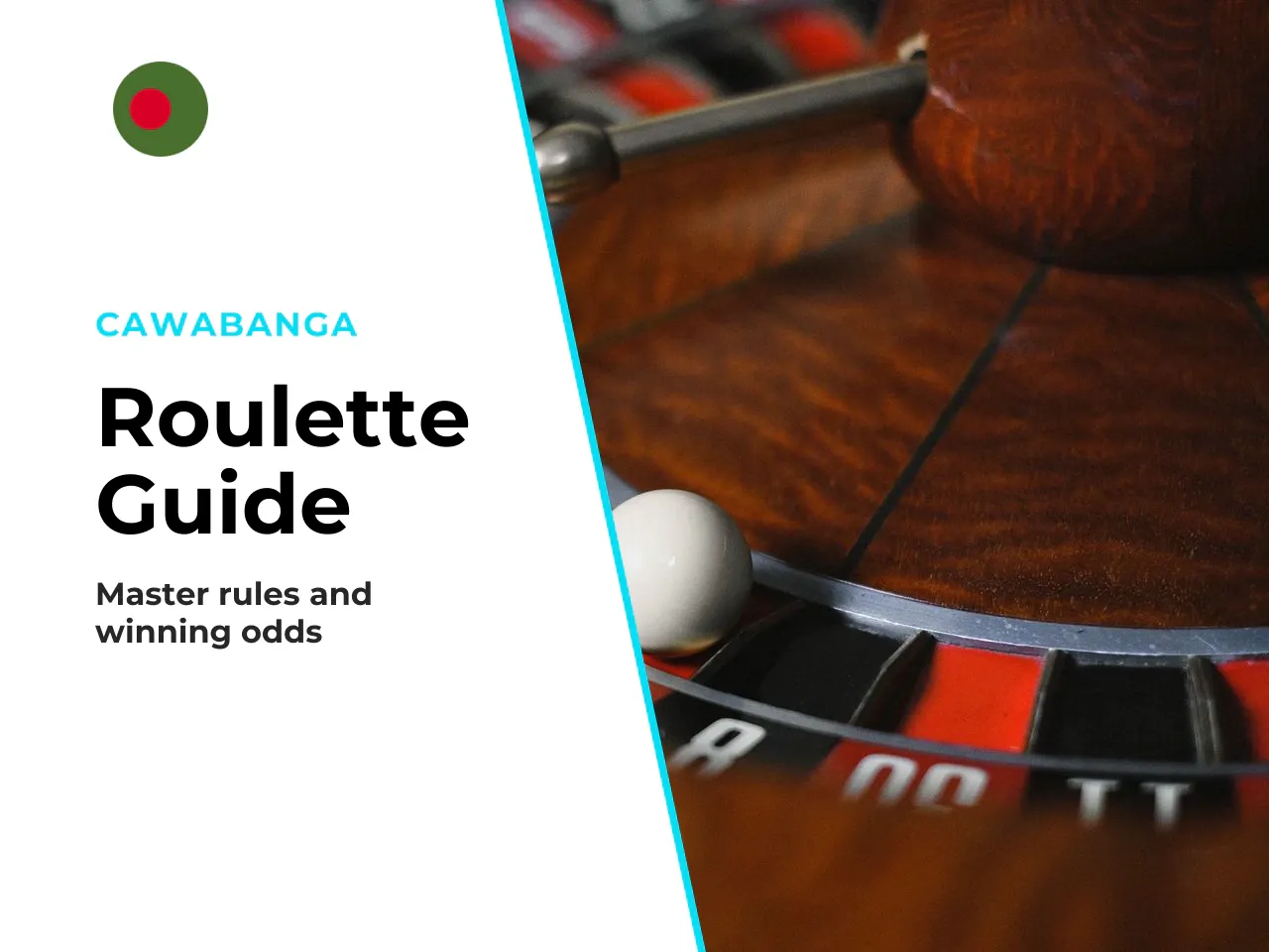 Roulette wheel and betting layout. The